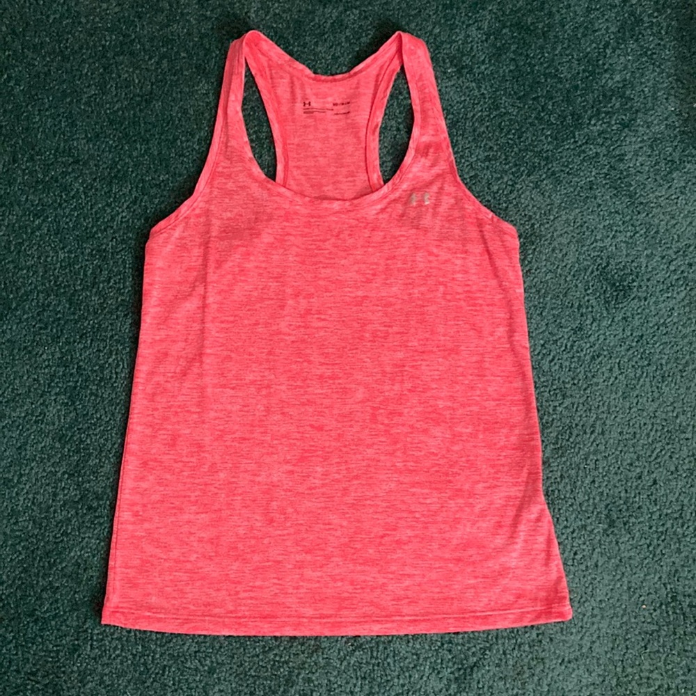 Women’s Under Armour Athletic Tank Top Pink Sz M
